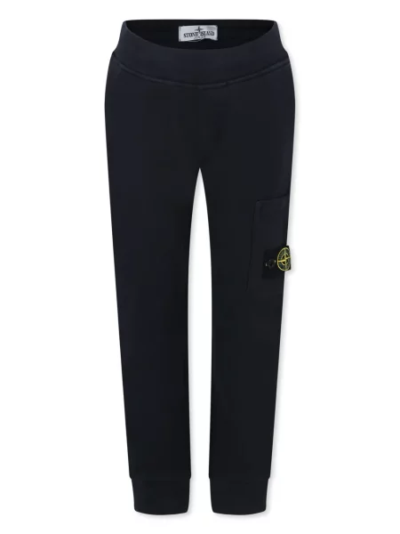 Spodnie dziecięce Stone Island niebieskie