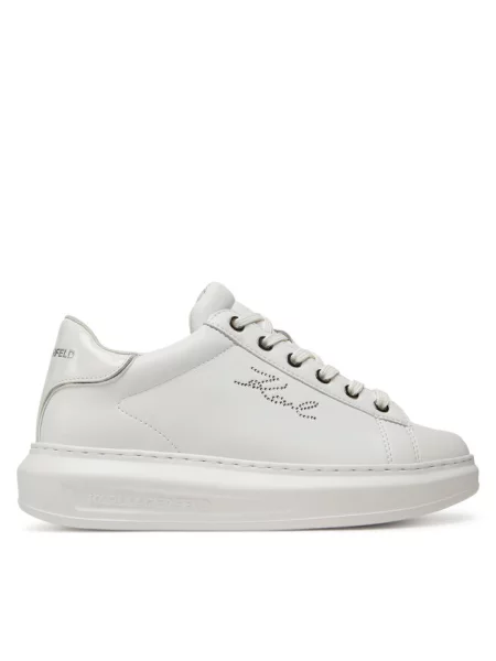 Sneakersy KARL LAGERFELD białe