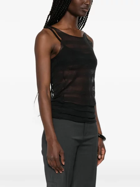 Top Paloma Wool de lână negru