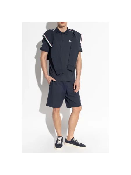 Bermudy Emporio Armani Ea7 niebieskie