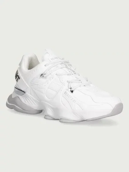 Plein Sport Beast sneakers pentru bărbați alb