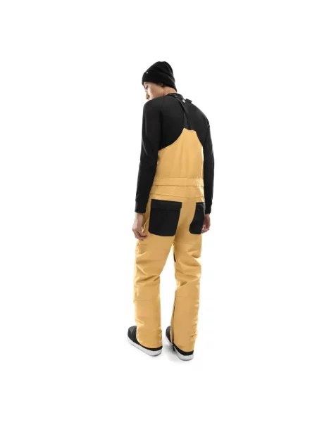 Spodnie snowboardowe z szelkami Maple czarne