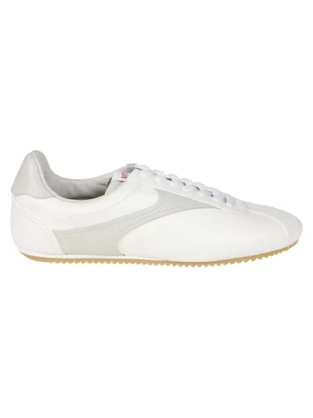 Sneakersy Bottega Veneta skórzane białe