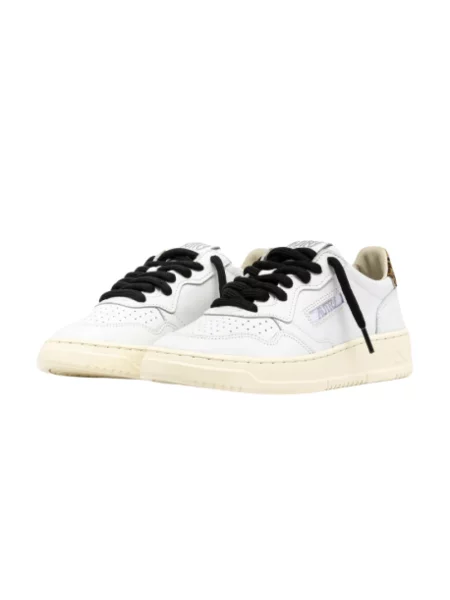 Sneakersy Autry na platformie brązowe
