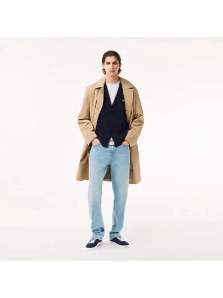 Sweter Lacoste granatowy