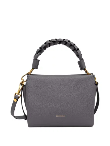 Shopper torbica Coccinelle upletena siva