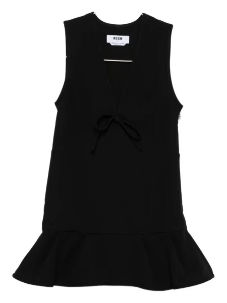 Rochie Msgm cu funde de costum negru