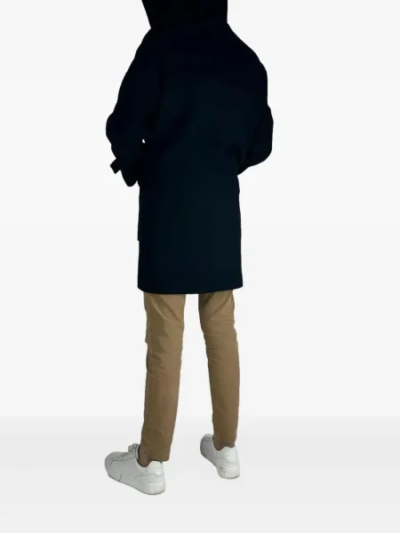 Palton Manuel Ritz cu glugă albastru