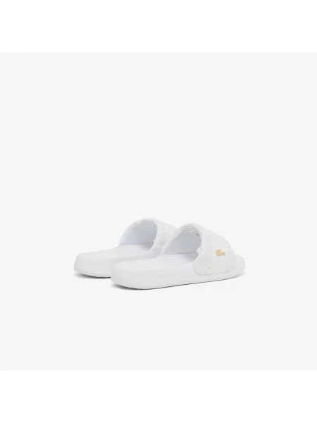 Lacoste Klapki Serve Slide Hybrid białe
