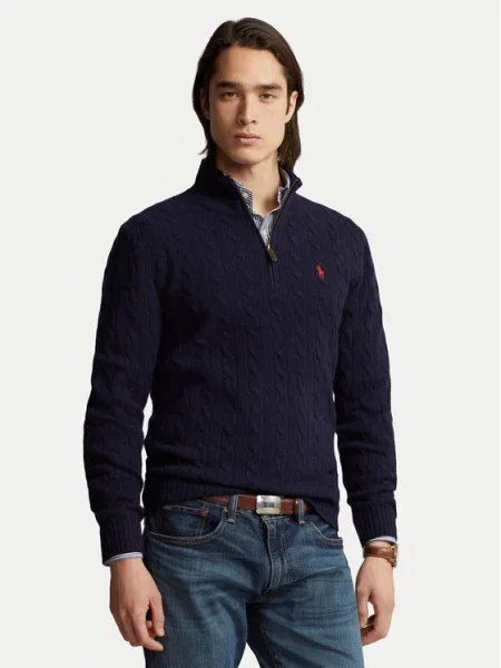 Polo Ralph Lauren pulover za muškarce od vune plava