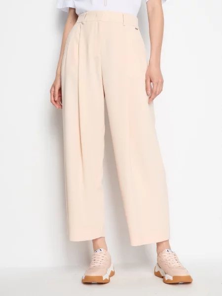 Классические брюки Armani Exchange розовые