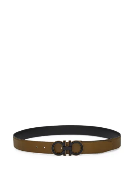 Cu centură reversibil curea Ferragamo maro