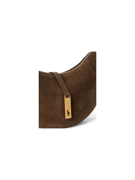 Kabelka Polo Ralph Lauren Kaki hnedá