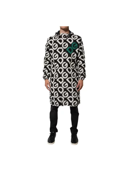 Kurtka Dolce And Gabbana z kapturem z nadrukiem