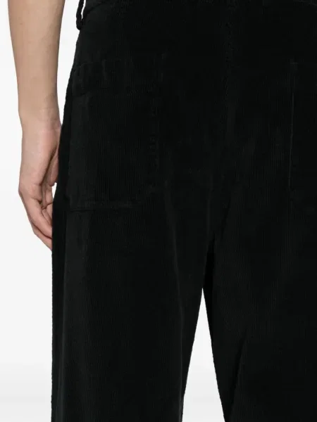 Pantaloni Barena de catifea cord negru
