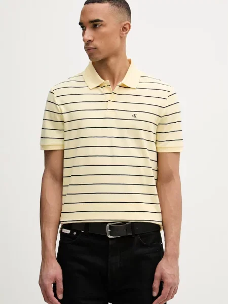 Calvin Klein Jeans polo żółta