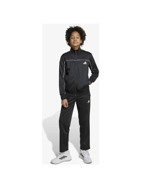 Dres Adidas Kids Tricot Colour Pop Czarny Czysty Junior biały