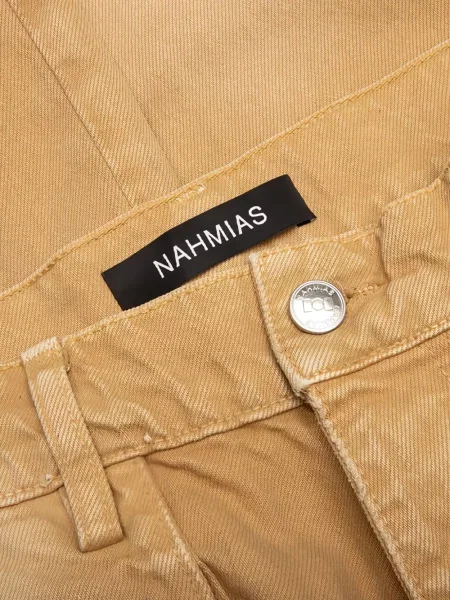 Cargo nadrág Nahmias autogrammal sárga