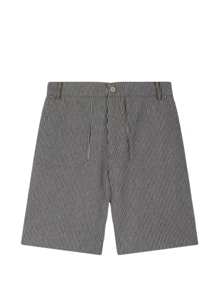 Pantaloni scurți Bonpoint cu dungi albastru