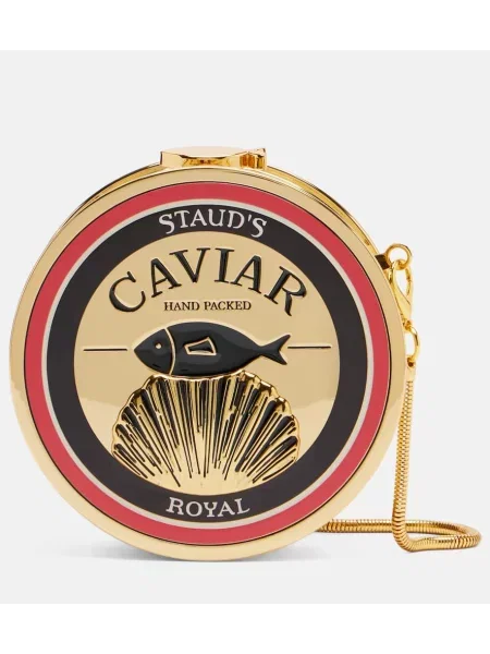 Mini geanta crossbody Staud mini auriu