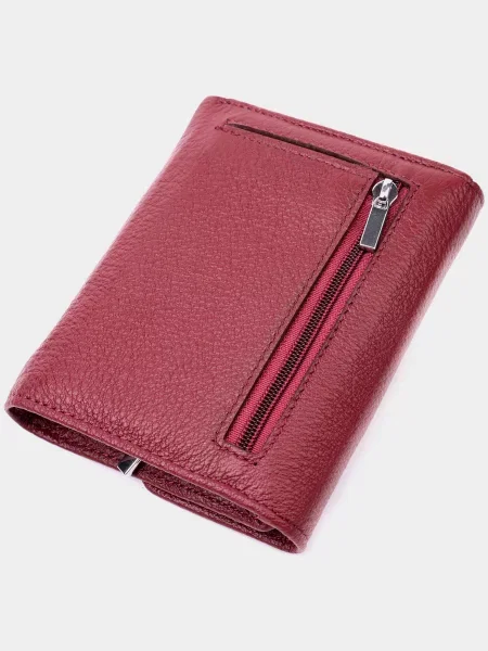 ST Leather Accessories Гаманець Шкіра бордовий