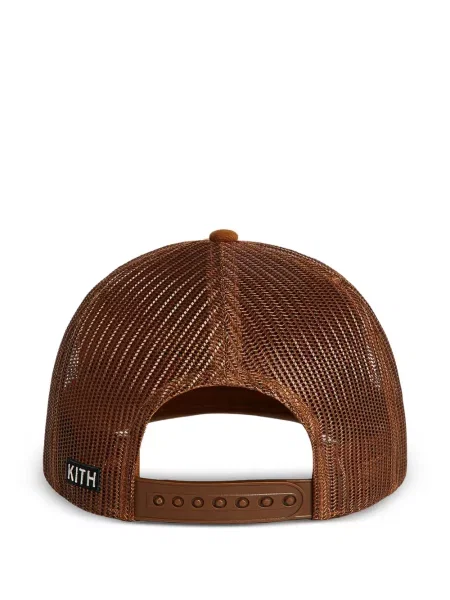 Șapcă Kith din țesătură twill maro