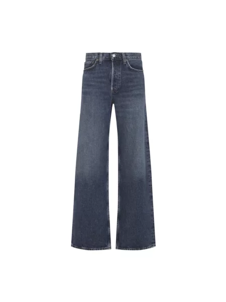 Jeansy Agolde niebieskie