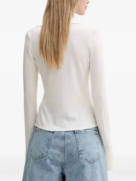 Kardigan From Future dzwony biały