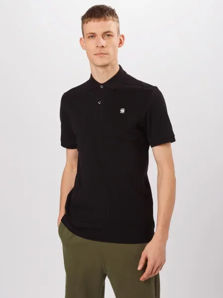 G-STAR Tricou Dunda negru alb