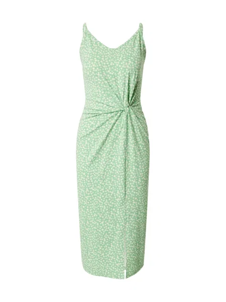 EDITED Rochie Maxine / verde deschis alb