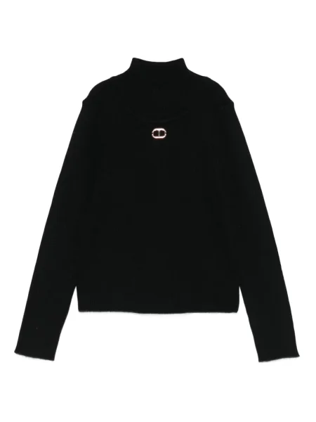 Sweter dziecięcy Twinset czarny