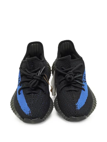 Плетени маратонки Adidas Yeezy черно