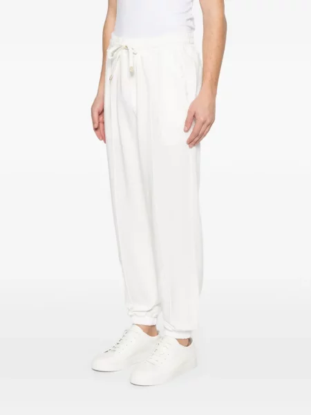 Pantaloni sport Eleventy cu cordon alb