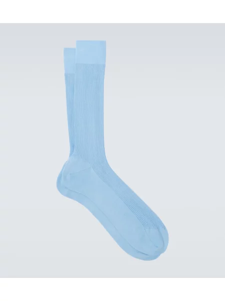 Șosete Tom Ford tricotate albastru