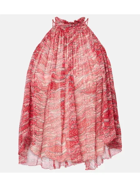 Top Marant Etoile cu imagine roșu