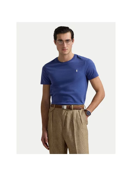 Polo Ralph Lauren osnovna kratka majica modra