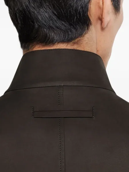 Geanta de piele Zegna maro