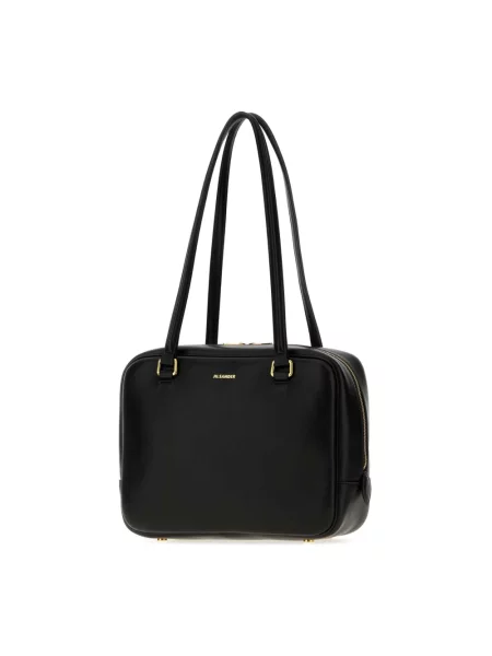 Torebka Jil Sander skórzana czarna