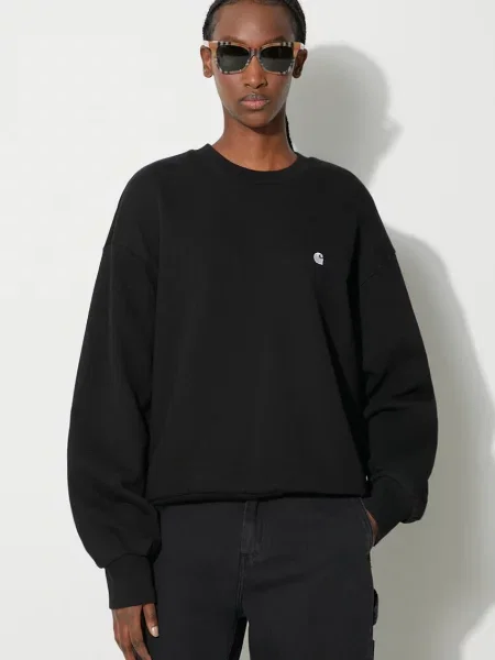 Carhartt WIP hanorac de femei cu imprimeu negru