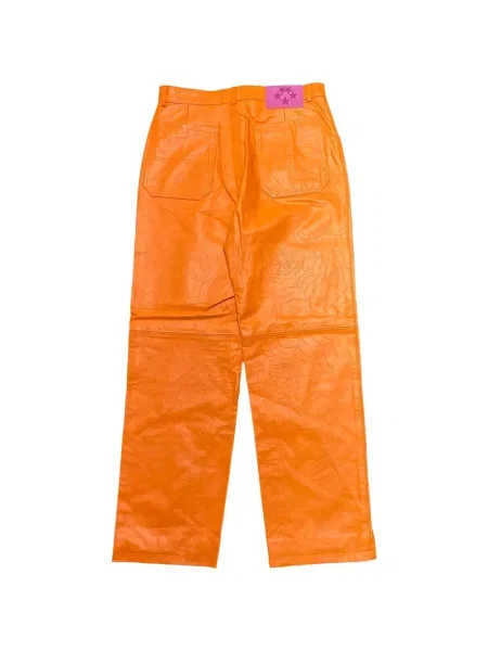 Pantaloni Sp5der portocaliu