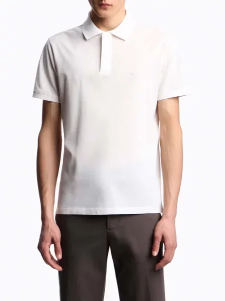 Поло Emporio Armani белое