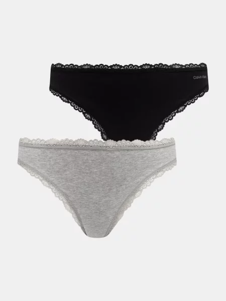 Calvin Klein Underwear tanga s šedé