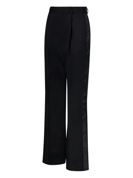 Pantaloni Victoria Beckham plisate negru
