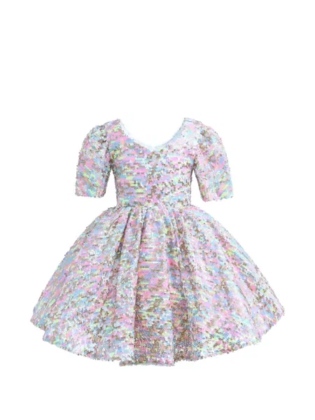 Sukienka mini dziecięca Mimi Tutu różowa