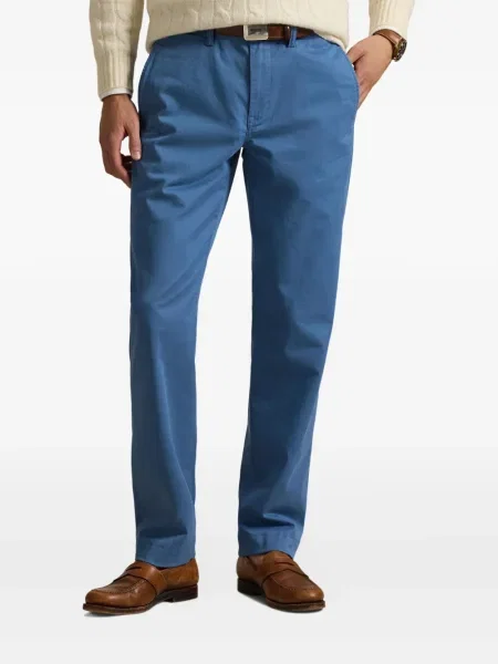 Șapcă Polo Ralph Lauren cu broderie din țesătură twill în carouri albastru