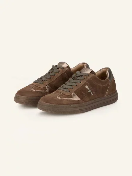 Paul Green Sneakersy braun zielone