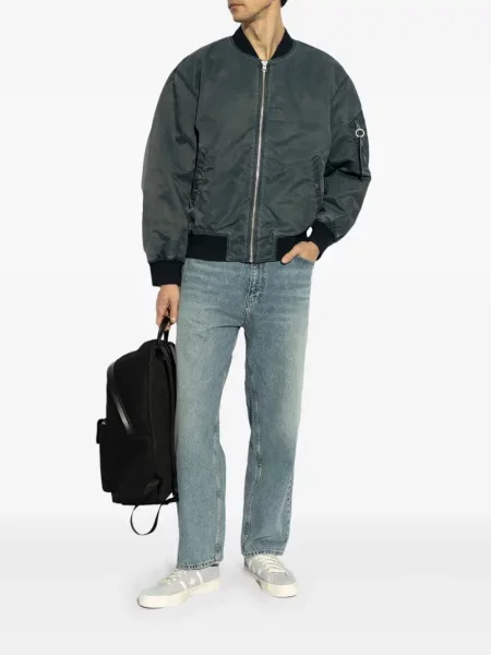 Blugi drepți Rag & Bone albastru