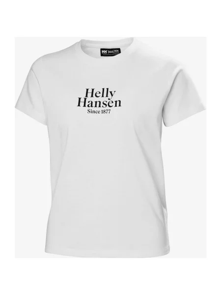 Koszulka Helly Hansen Core Graphic krótki rękaw S biały