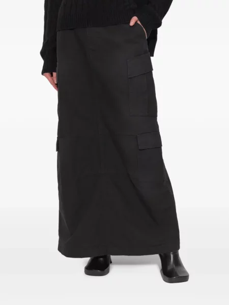 Fustă midi Balenciaga negru