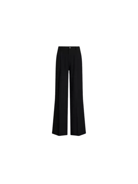 Lauren Ralph Lauren spodnie straight czarne